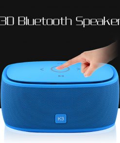 Portable 3D Surround Super Bass Bluetooth Speaker with TF Car MP3 Player