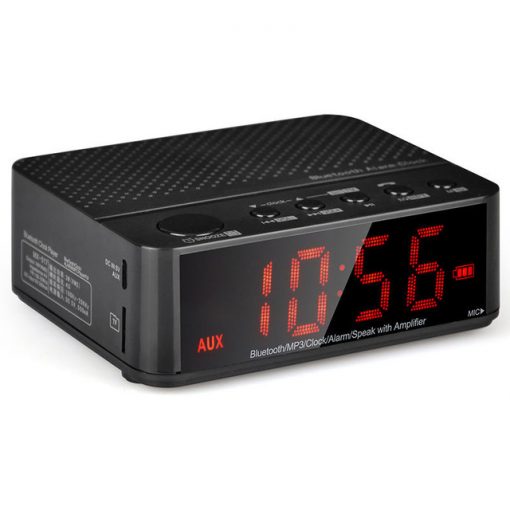Bluetooth alarm clock speaker with hub led for ipod iphone6 ipad mp3
