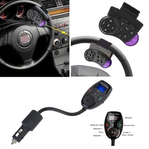 Car Kit MP3 Player Wireless Bluetooth FM Transmitter Modulator + Remote