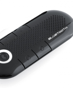 Black Wireless Multipoint Bluetooth Handsfree Speakerphone Speaker Automobile